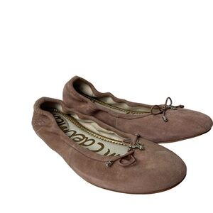 Sam Edelman women’s Felicia ballet flat shoes suede size 6.5